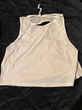 lululemon athletica White Racerback Muscle Tank